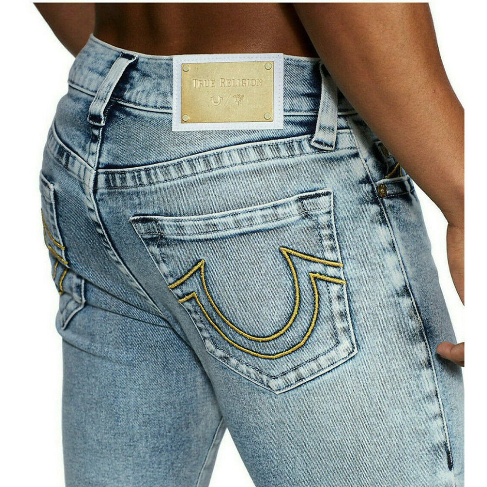 True Religion Men's X Manchester United Jack Slim Fit Stretch Jeans